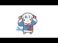 🦈gura dancing anime🦈【ado/唱/hololive】