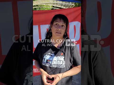 La Dignidad entrega alimentos en la plaza San Martín de Cutral Co.