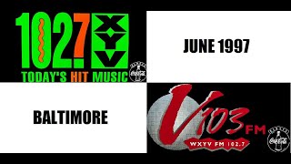 V103 CHANGES TO 102.7 XYV - 12PM, JUNE 27TH, 1997 (WXYV BALTIMORE) screenshot 3