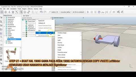 Tutorial Membuat Robot Sederhana dengan Simulator CoppeliaSim