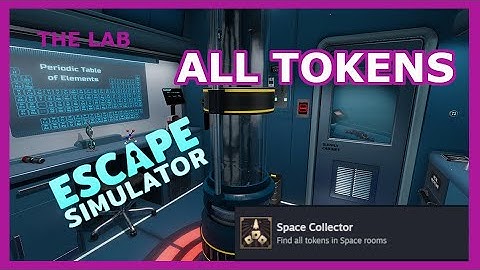 The Lab Playthrough and ALL TOKENS | Adrift In Space | Escape Simulator