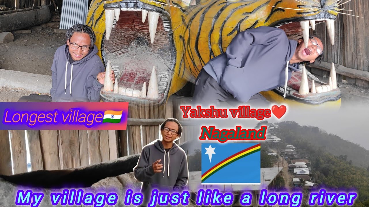 Exploring the largest konyak village || YAKSHU VILLAGE❤|| mon || #nagaland #northeast#india🇮🇳...