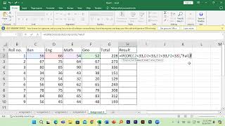 Excel assignment 5