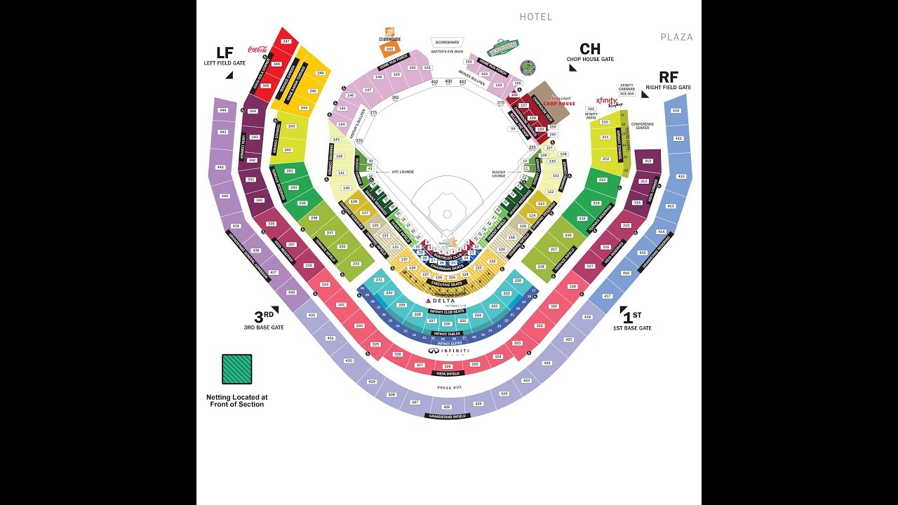 Detailed Dodger Stadium Seating Chart