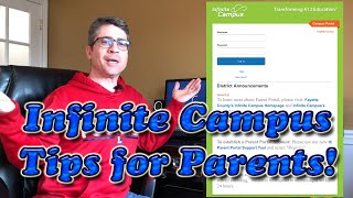 Here is a quick and easy guide on infinite campus for parents! this
tutorial will help get you going in quickly so that won't lose minu...