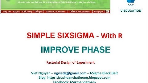 7  Factorial Design of Experiment