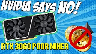 Nvidia Prevents Mining on RTX 3060, BAD Crypto Hashrate Performance - The Solution PC Gamers need?