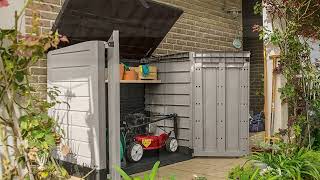 Keter Store It Out Pro Outdoor Storage Shed, 145 5 x 82 x 123cm Beige Brown