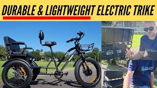 Premium Aluminum Alloy Frame Forte Electric Trike By Go Bike