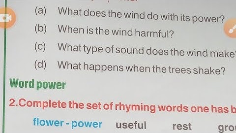 Saraswati English Reader Class 5 lesson 13 | Who Has Seen The Wind | Exercise By Gkeducation