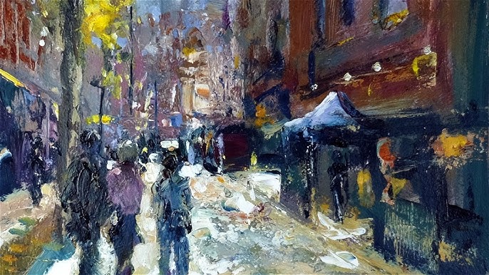 painting light and shadow from a photo