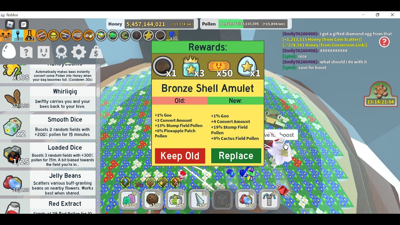 SOOOOOOO UMMMM Gifted Diamond egg from stump snail ( Bee swarm