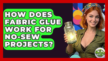 How Does Fabric Glue Work For No-sew Projects? - The Upcycle Lab