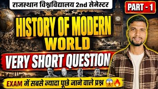 ba history 2nd semester || history of modern world