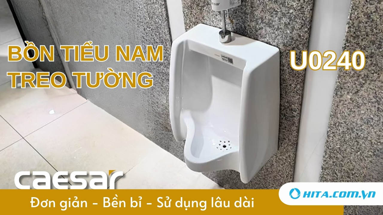 Bồn tiểu nam treo tường Caesar U0240