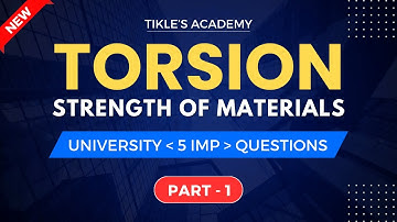 TORSION IN STRENGTH OF MATERIALS 5 SOLVED PROBLEMS (PART 1)