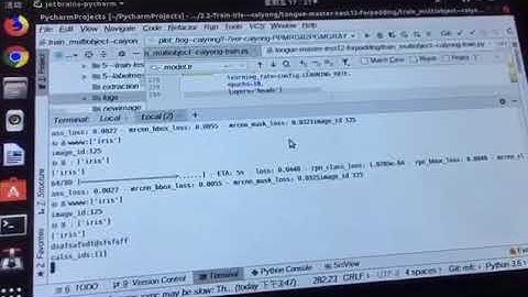 1).Training the proposed Mask R CNN on iris dataset. Loss: 0.0516%
