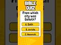 Christian bible quiz David Goliath #quiz #biblequiz #puzzle #biblequestions #challenge #grandquiz