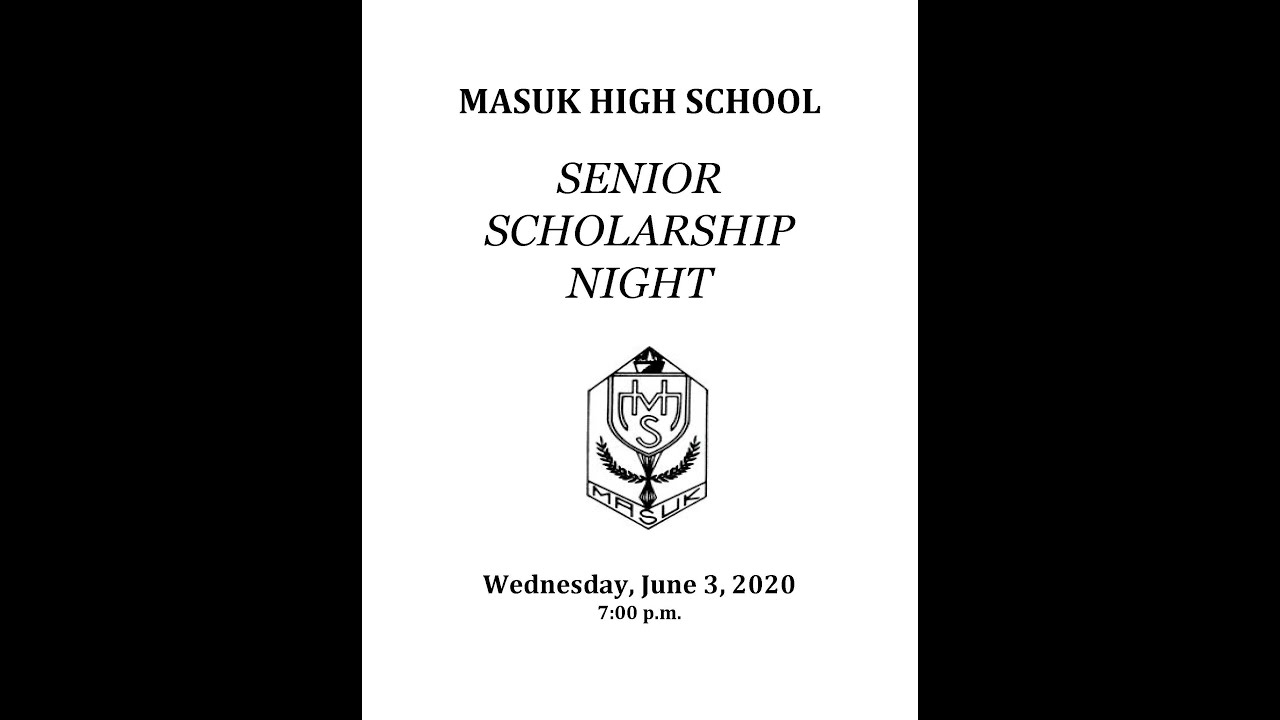 Masuk High School: Senior Scholarship Awards Ceremony 2020 - YouTube