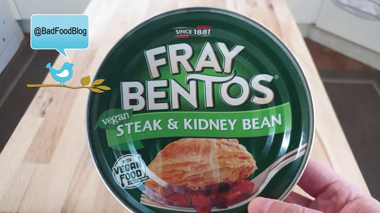 Fray Bentos Steak & Kidney Bean vegan YouTube