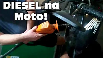 O que acontece se colocar diesel?