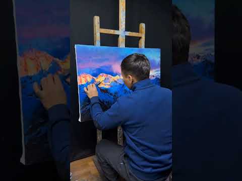 Art process. Oil on canvas |||Art process. Oil on canvas