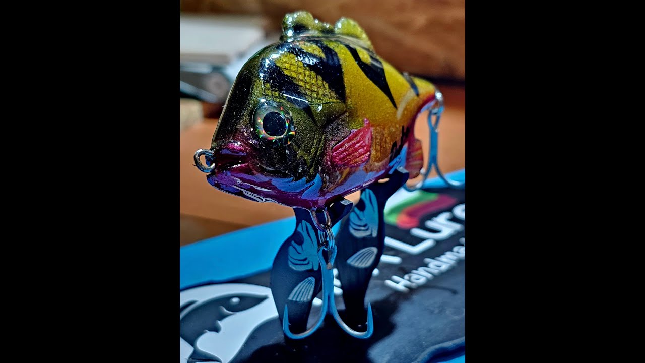 Lure painting tutorial.Perch collor YouTube