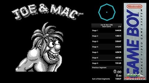 Joe & Mac (GB) Speedrun in 7m 38s