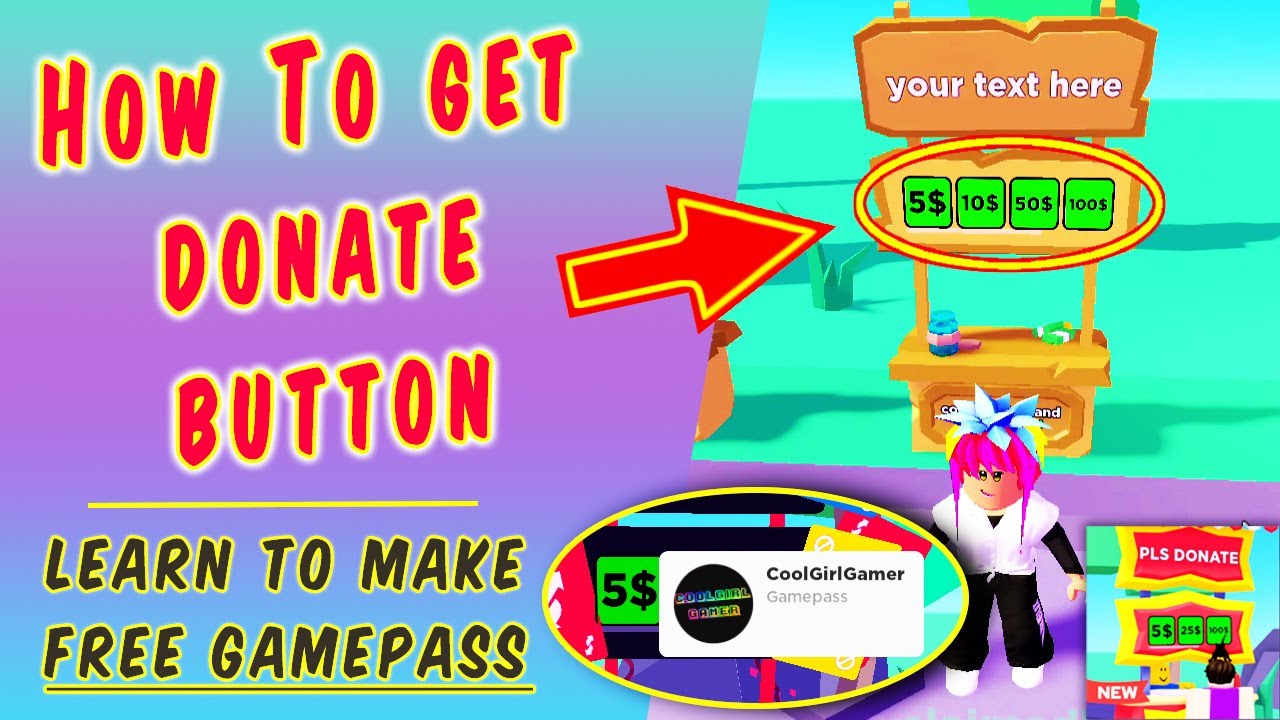 Make A Gamepass in Roblox Pls Donate on iPhone & Android - Gauging