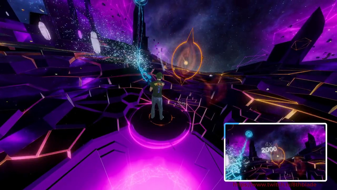 Audica Gameplay: CHVRCHES - The Mother we Share - Expert - Mixed Reality