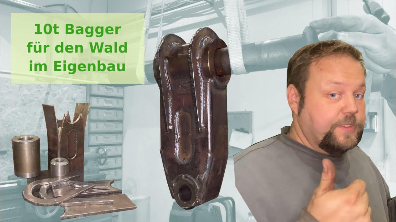 10T Bagger für den Wald aus der Hobbywerkstatt! Ob das klappt?