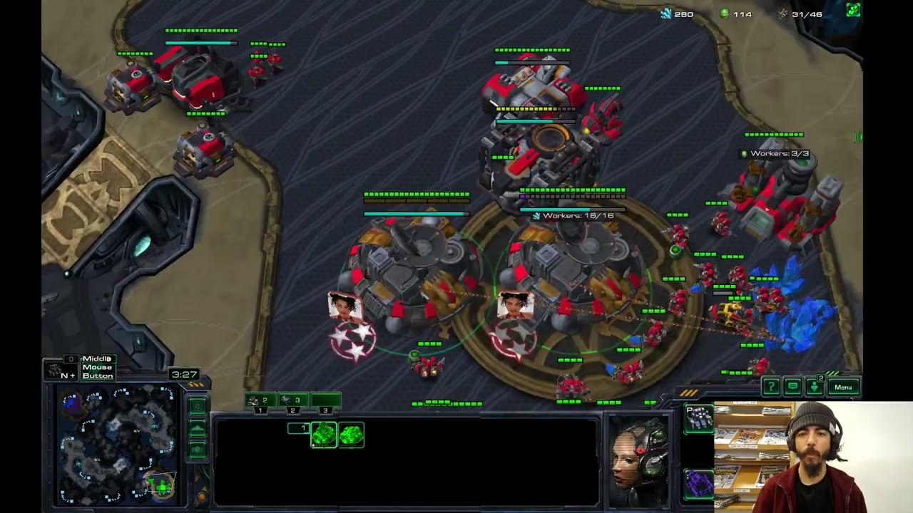 Rare hatch block TvZ FPV/POV (Starcraft II)