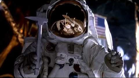 Hammer and Feather dropped on the Moon