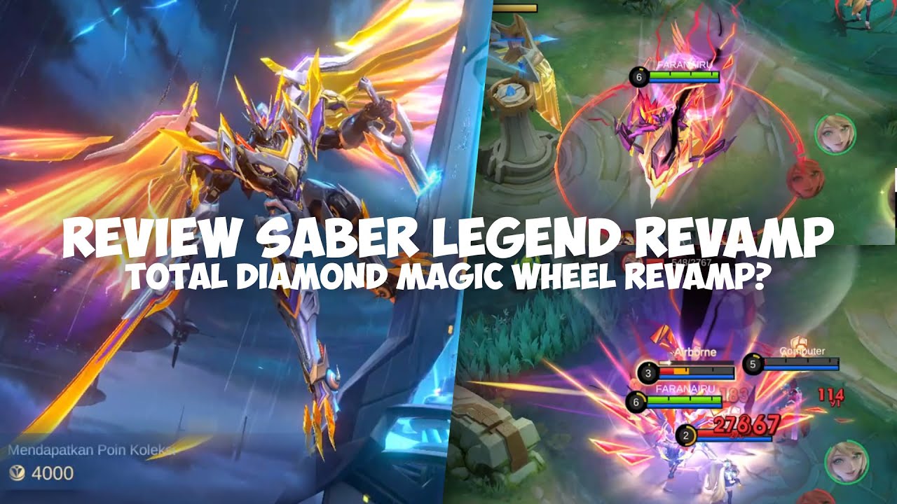 REVIEW & DRAW BRUTAL SABER LEGEND REVAMP, TOTAL DIAMOND YG DIBUTUHIN ? - MOBILE LEGENDS
