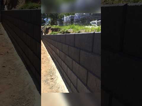 Укрепление склона блоками 🧤