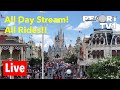 🔴 Live: Riding Every Ride at Disney’s Magic Kingdom - All Day Live Stream!