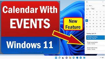 Hoe u een agenda met gebeurtenissen in Windows 11 opent zonder Outlook | Nieuwe functie in Window...