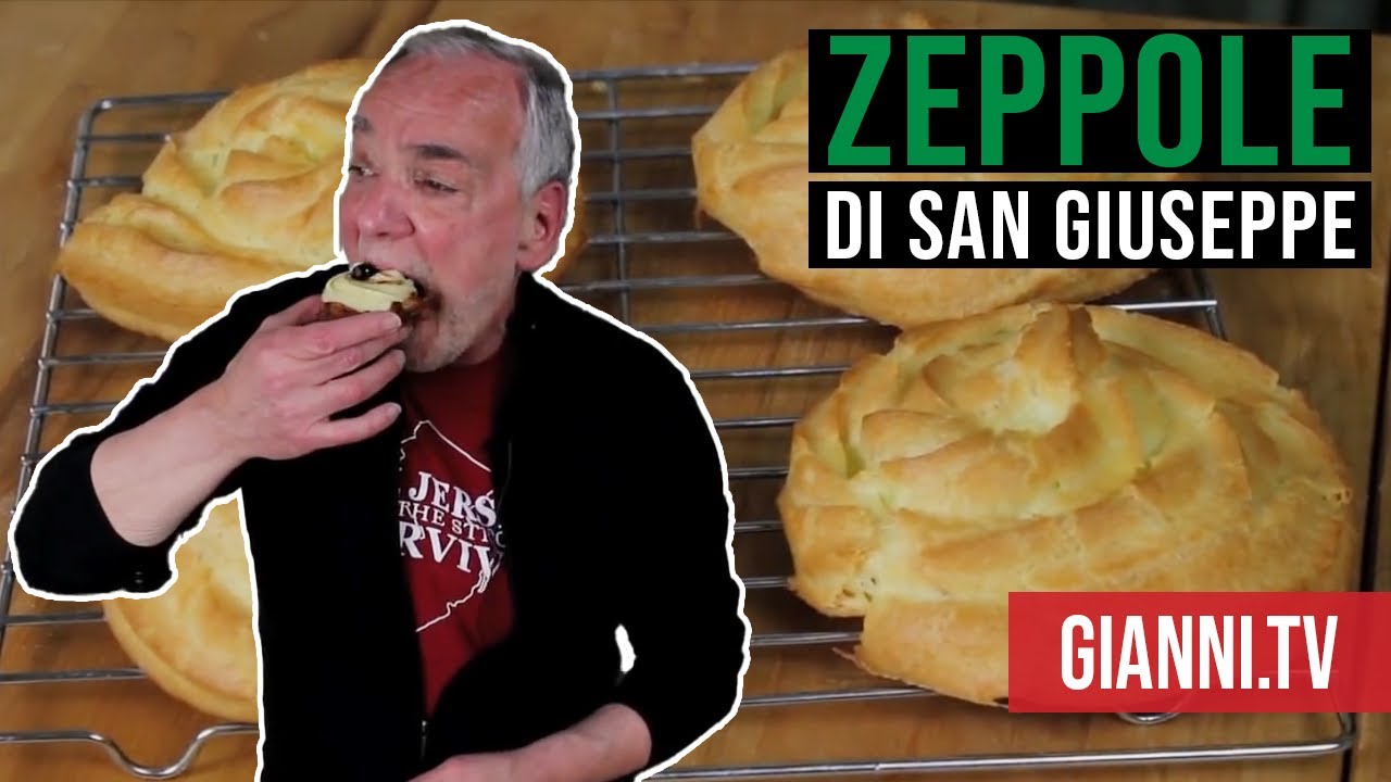 Zeppole di San Giuseppe, Italian Recipe - Gianni