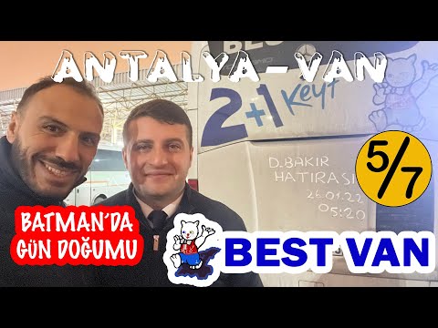 #93 BATMAN OTOGAR GEZİSİ / Best Van Tur / Antalya - Van Otobüs Yolculuğu 5.Bölüm