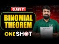 Binomial Theorem in ONE SHOT | CBSE Class 11th Maths | All Concepts, Tricks &amp; PYQs Covered