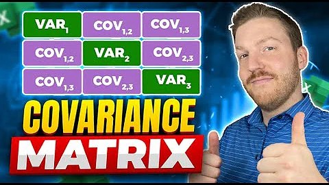 How to Create a Covariance Matrix In Excel
