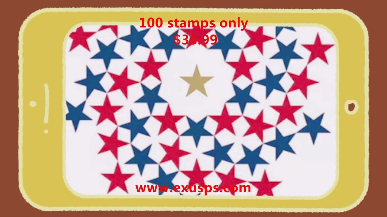 What are the patterns of American permanent stamps?