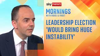 A leadership election is 'not the right choice', says minister