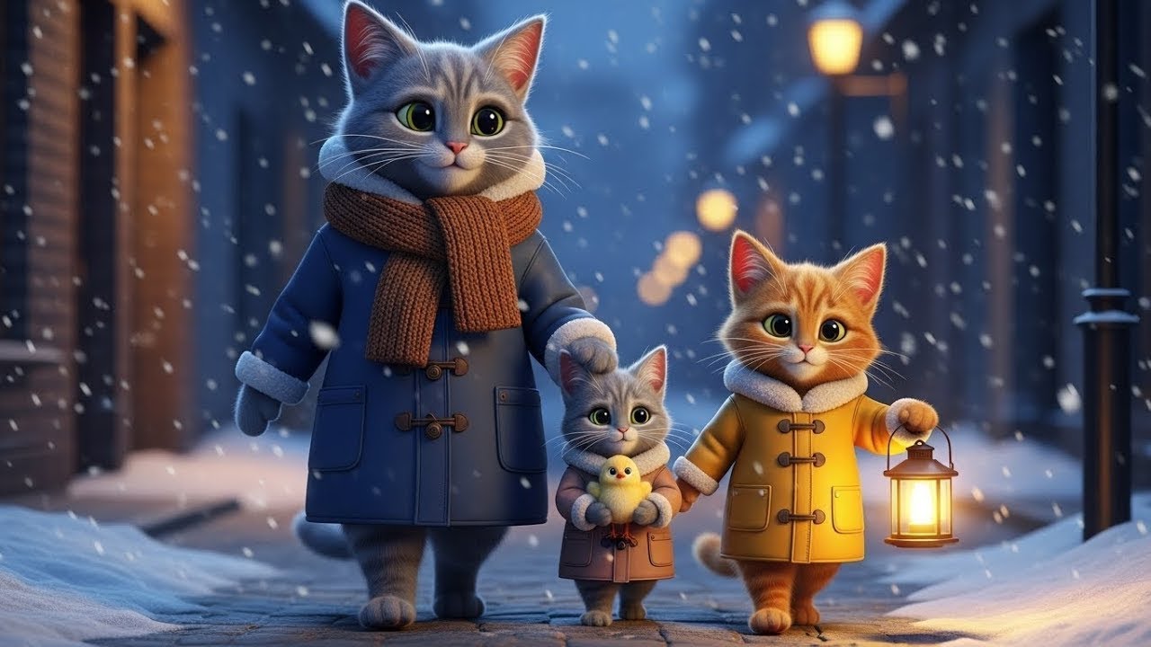 Lost in the Snow, Saved by Love | A Heartwarming Cat Family Story