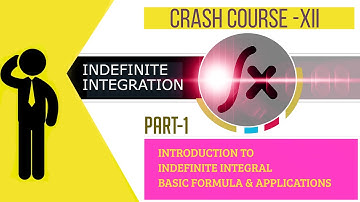 INDEFINITE INTEGRAL(BENGALI VERSION) PART-1/ BASIC FORMULA AND APPLICATION