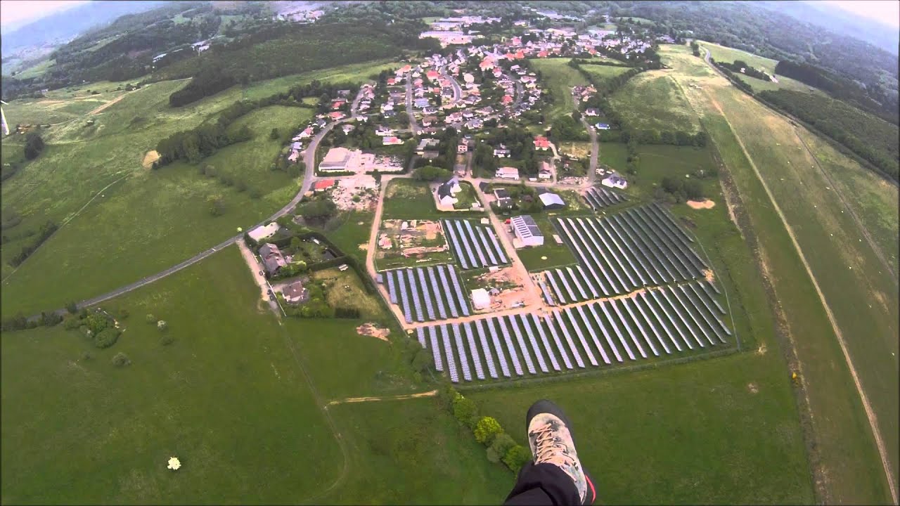 Gleitschirm Windenschlepp Pfingsten 2015 in Hirzenhain