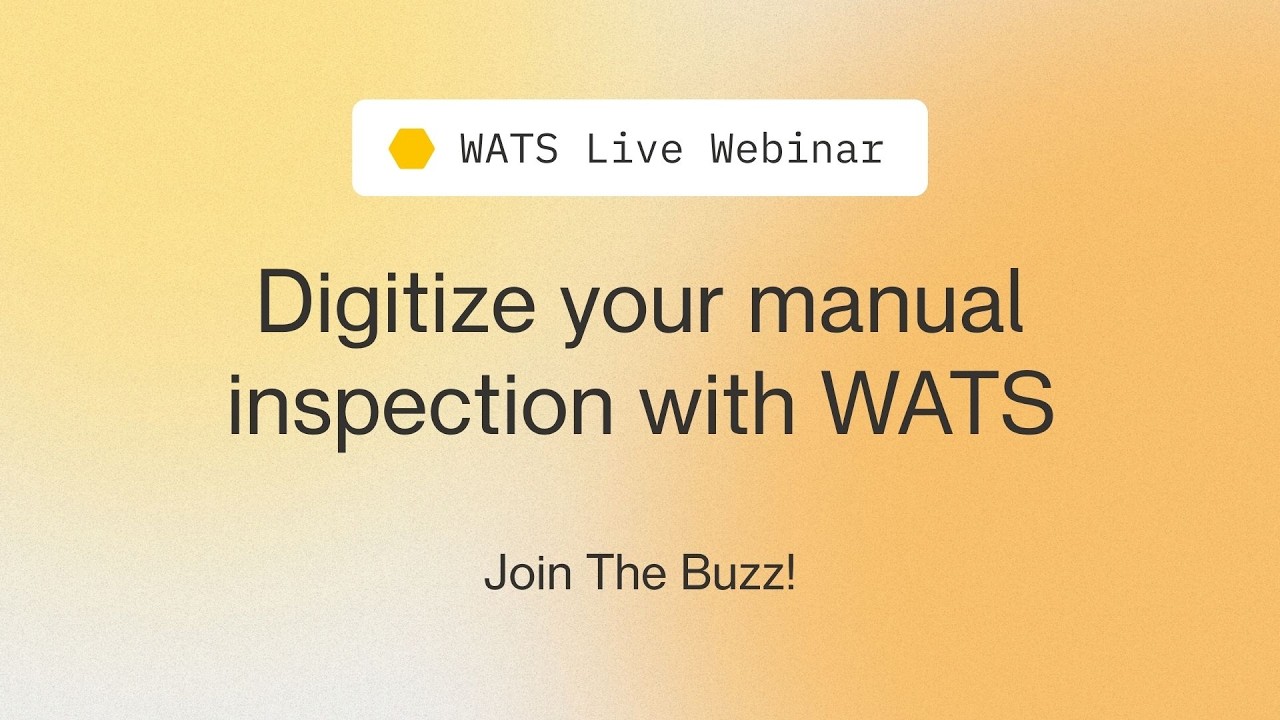 Digitize and organize your Manual Inspection with WATS - YouTube