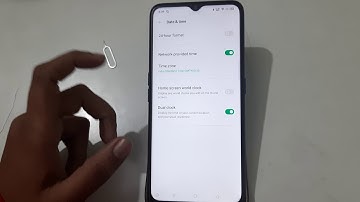 How to change date and time in Oppo A15S, date and time change kaise karen