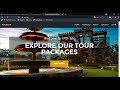 Simple tourism website using php demo