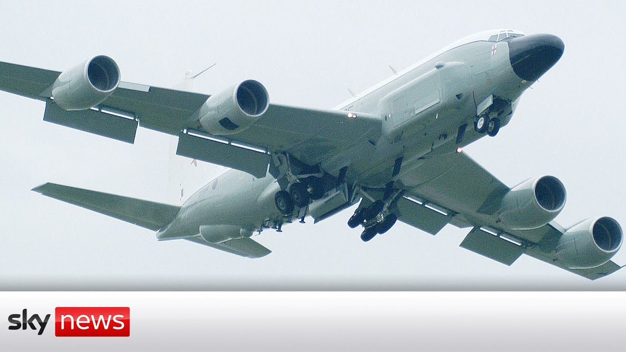 Film backdrop image for Russian jet fired missile near RAF plane (2022)